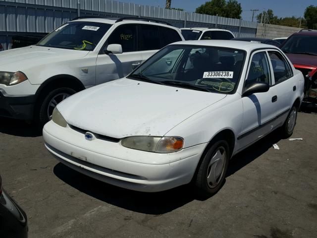 1Y1SK52871Z438140 - 2001 CHEVROLET GEO PRIZM 白色 照片 2