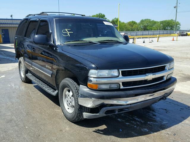 1GNEK13Z72J256558 - 2002 CHEVROLET TAHOE K150 BLACK photo 1