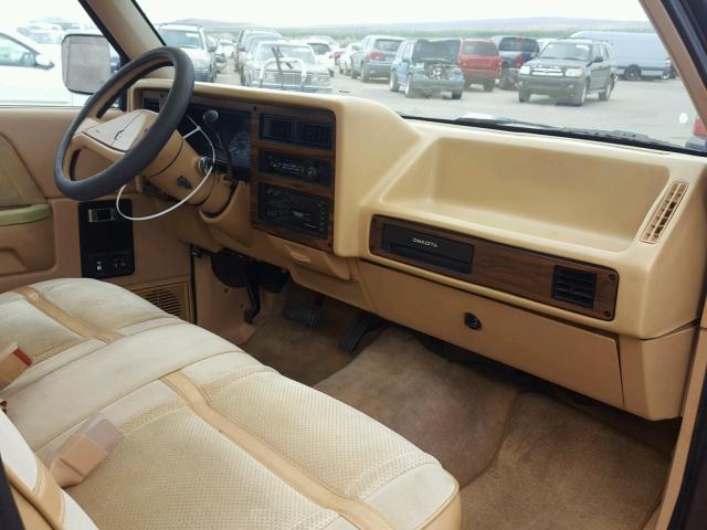 1B7FL26X7KS099473 - 1989 DODGE DAKOTA BROWN photo 9