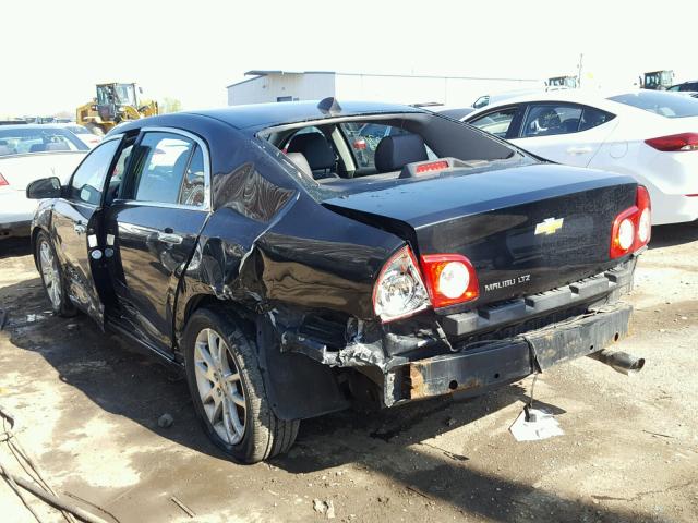 1G1ZG5E72CF114629 - 2012 CHEVROLET MALIBU LTZ 黑色 照片 3