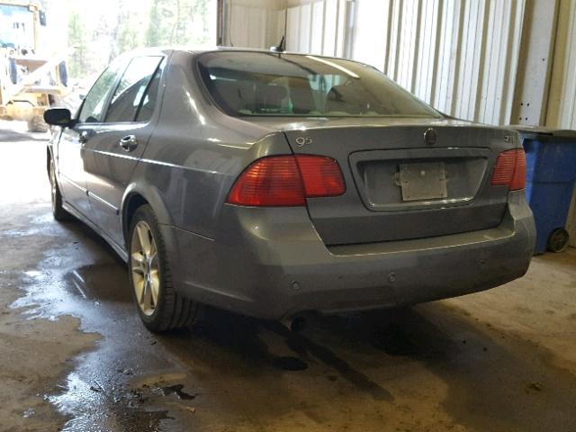 YS3ED49G073502445 - 2007 SAAB 9-5 2.3T GRAY photo 3