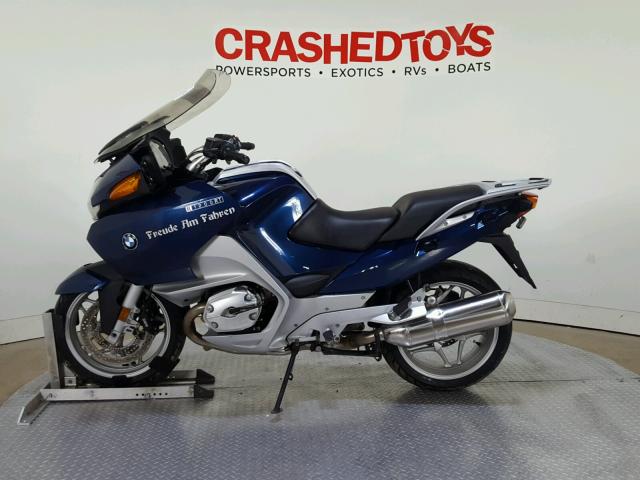 WB10388037ZT12018 - 2007 BMW R1200 RT BLUE photo 5
