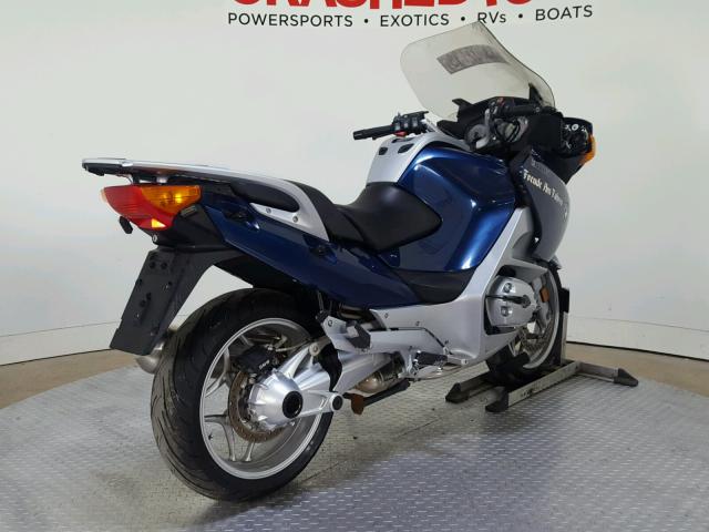 WB10388037ZT12018 - 2007 BMW R1200 RT BLUE photo 8