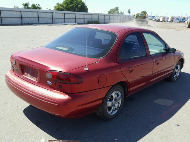 3FALP6536VM114626 - 1997 FORD CONTOUR BA MAROON photo 4