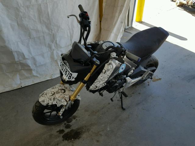 MLHJC6112F5101703 - 2015 HONDA GROM 125 BLACK photo 2