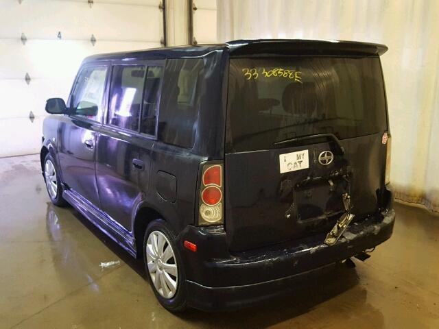JTLKT324450188342 - 2005 TOYOTA SCION XB BLUE photo 3
