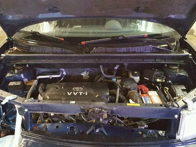 JTLKT324450188342 - 2005 TOYOTA SCION XB BLUE photo 7