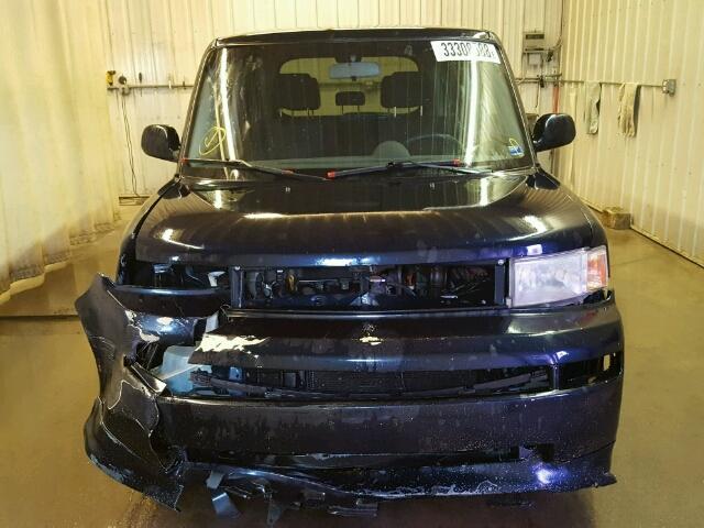 JTLKT324450188342 - 2005 TOYOTA SCION XB BLUE photo 9