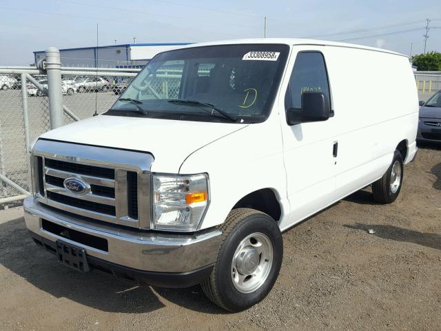 1FTNE1EL2CDB38751 - 2012 FORD ECONOLINE WHITE photo 2