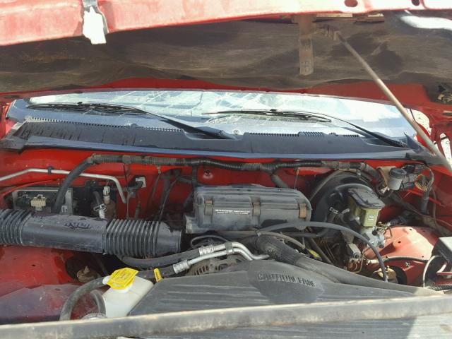 1B7HF16Y8VS309490 - 1997 DODGE RAM 1500 RED photo 7