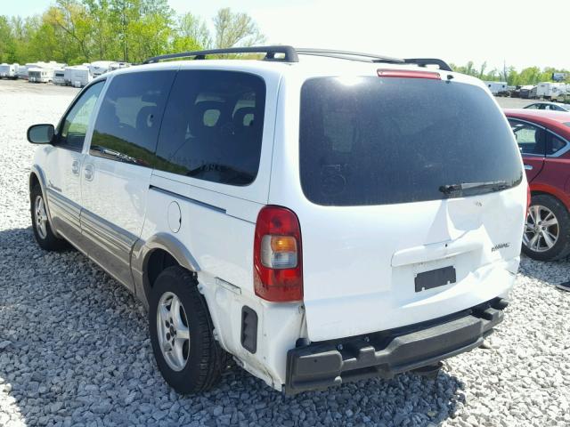 1GMDX03EX1D143838 - 2001 PONTIAC MONTANA WHITE photo 3