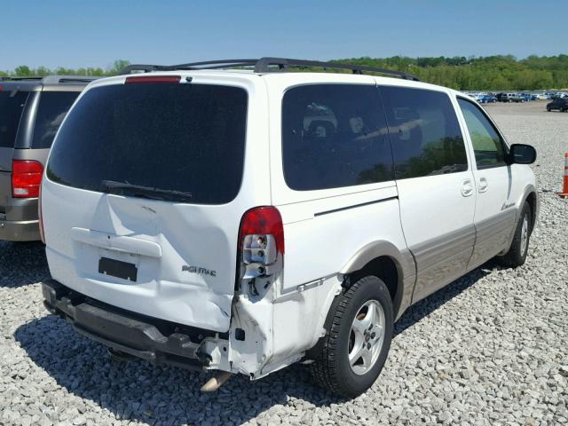 1GMDX03EX1D143838 - 2001 PONTIAC MONTANA WHITE photo 4