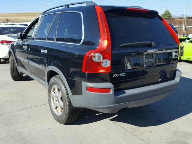 YV4CZ592161249654 - 2006 VOLVO XC90 BLACK photo 3
