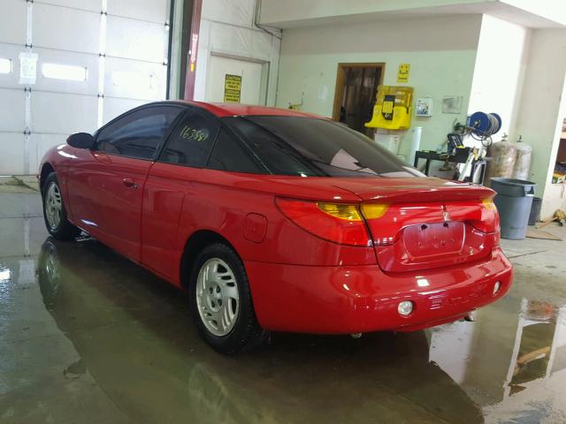 1G8ZR12701Z245904 - 2001 SATURN SC2 RED photo 3