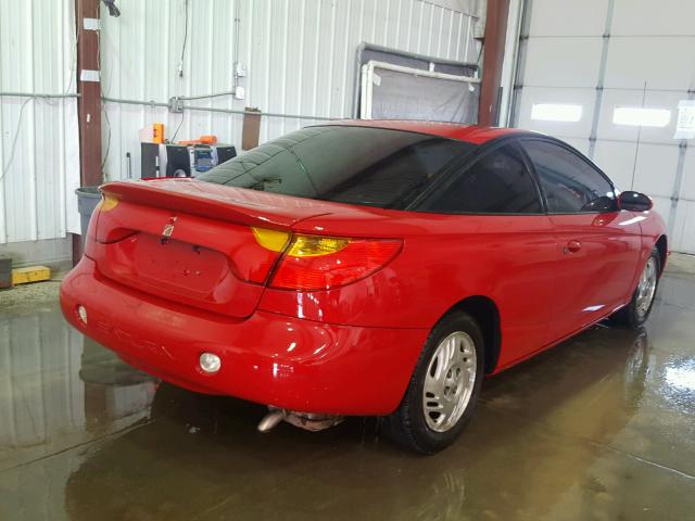 1G8ZR12701Z245904 - 2001 SATURN SC2 RED photo 4