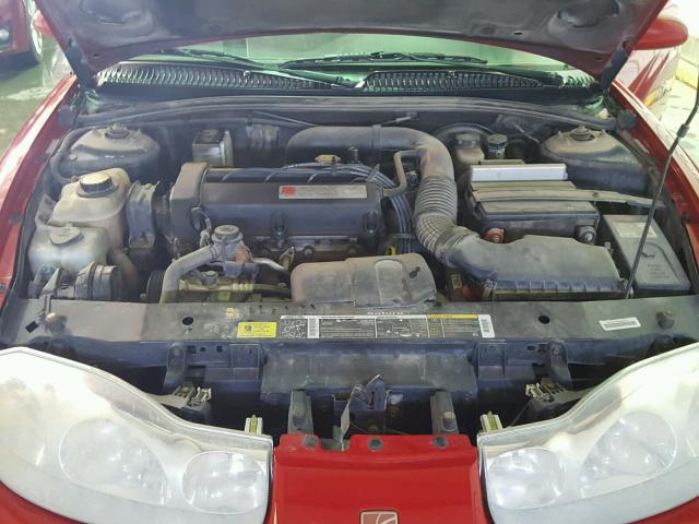 1G8ZR12701Z245904 - 2001 SATURN SC2 RED photo 7