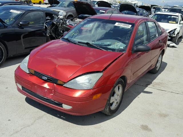1FAHP38383W236272 - 2003 FORD FOCUS ZTS RED photo 2