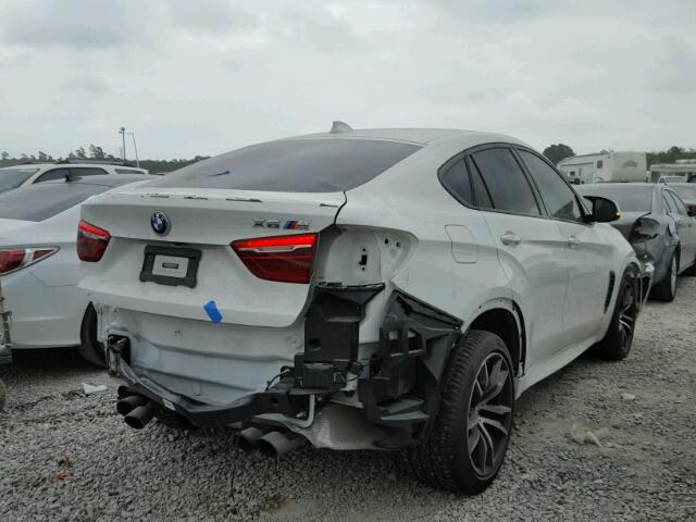 5YMKW8C56G0R43086 - 2016 BMW X6 M WHITE photo 4