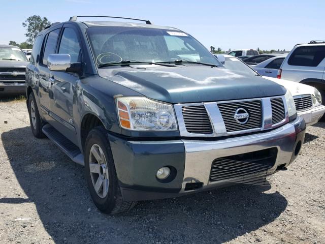 5N1AA08B95N706090 - 2005 NISSAN ARMADA SE GREEN photo 1