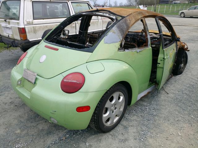 3VWCK21C12M452676 - 2002 VOLKSWAGEN NEW BEETLE 绿色 照片 4