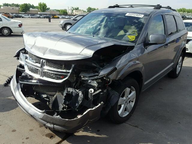 3C4PDDBG2CT289703 - 2012 DODGE JOURNEY SX GRAY photo 2