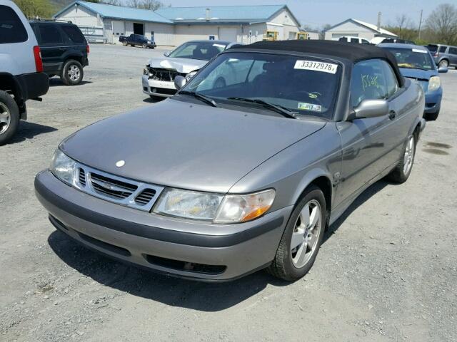 YS3DF78K617001430 - 2001 SAAB 9-3 SE CHARCOAL photo 2