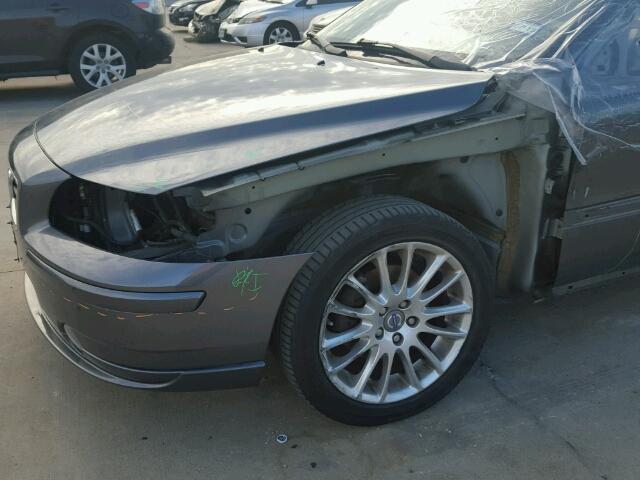 YV1RS592472607496 - 2007 VOLVO S60 2.5T GRAY photo 9