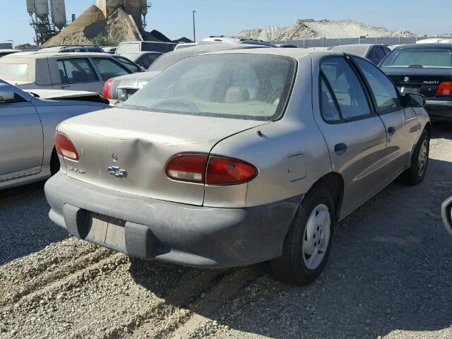 1G1JC5248X7237662 - 1999 CHEVROLET CAVALIER GOLD photo 4