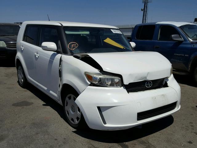 JTLKE50E981037559 - 2008 TOYOTA SCION XB WHITE photo 1