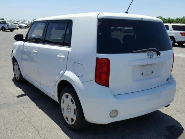 JTLKE50E981037559 - 2008 TOYOTA SCION XB WHITE photo 3