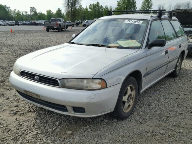 4S3BK4357V7310078 - 1997 SUBARU LEGACY L SILVER photo 2