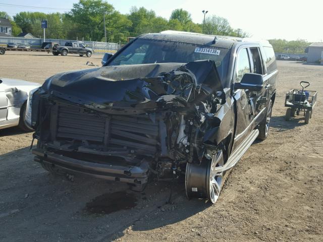 1GYS4HKJ9GR437691 - 2016 CADILLAC ESCALADE E BLACK photo 2