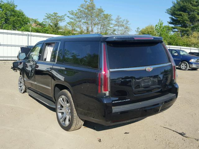 1GYS4HKJ9GR437691 - 2016 CADILLAC ESCALADE E BLACK photo 3