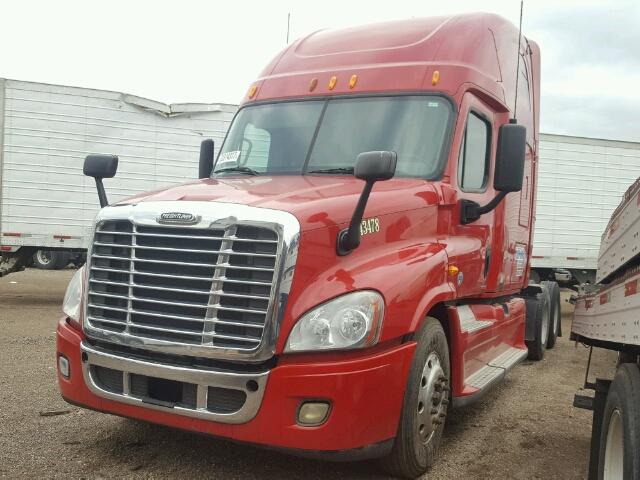 1FUJGLBG6BSAW3263 - 2011 FREIGHTLINER CASCADIA 1 RED photo 2