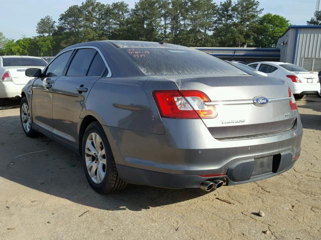 1FAHP2EW9BG133539 - 2011 FORD TAURUS SEL GRAY photo 3