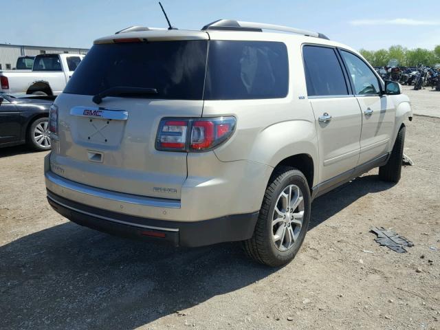 1GKKVRKD1FJ122730 - 2015 GMC ACADIA SLT ოქროსფერი ფოტო 4