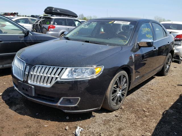 3LNDL2L32BR753702 - 2011 LINCOLN MKZ HYBRID BLACK photo 2