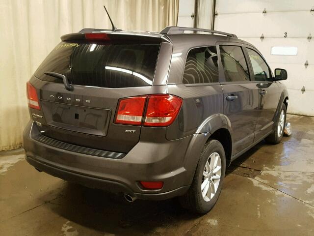 3C4PDDBG6FT688800 - 2015 DODGE JOURNEY SX CHARCOAL photo 4