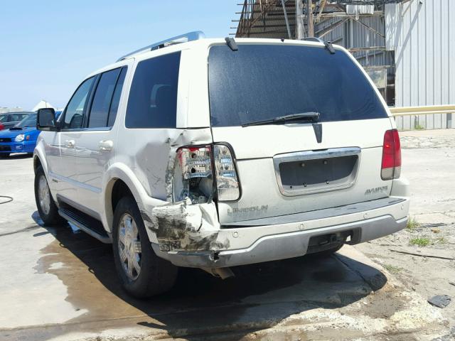 5LMEU68H13ZJ00575 - 2003 LINCOLN AVIATOR 白色 照片 3
