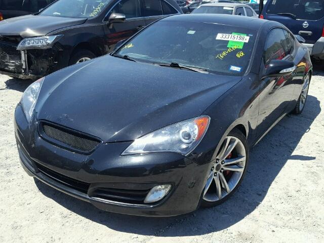 KMHHU6KH8CU071100 - 2012 HYUNDAI GENESIS CO BLACK photo 2