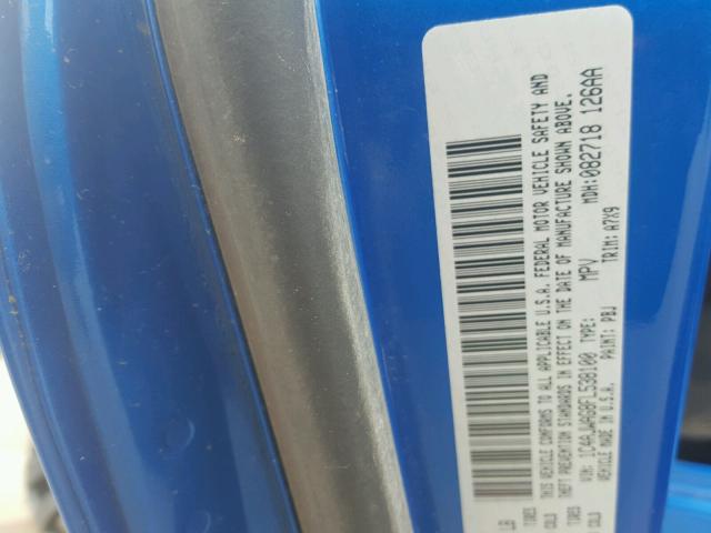 1C4AJWAG8FL538100 - 2015 JEEP WRANGLER S BLUE photo 10