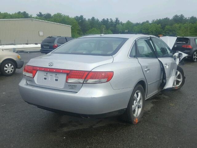 KMHFC46D07A244167 - 2007 HYUNDAI AZERA GLS SILVER photo 4