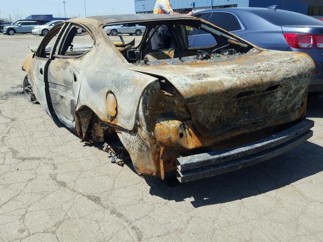 2G2WS542651188665 - 2005 PONTIAC GRAND PRIX BLACK photo 3