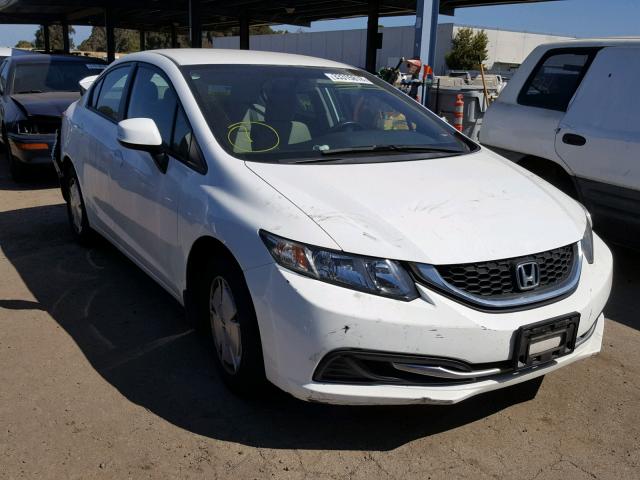 2HGFB2F69DH530448 - 2013 HONDA CIVIC HF WHITE photo 1