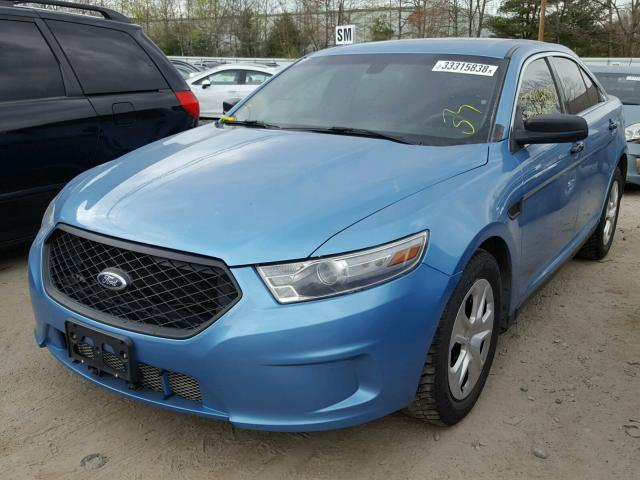 1FAHP2M82DG134747 - 2013 FORD TAURUS POL BLUE photo 2