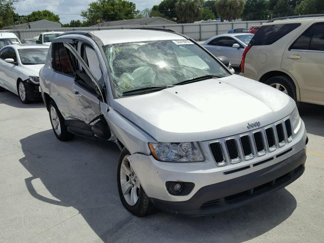1C4NJCBA9CD622877 - 2012 JEEP COMPASS SP SILVER photo 1