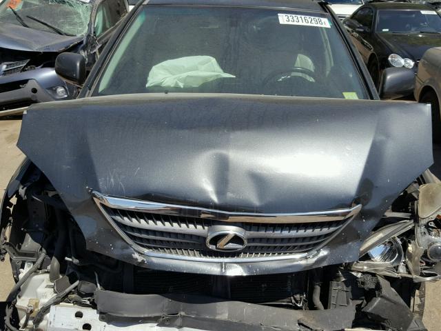 JTJHW31U460019533 - 2006 LEXUS RX 400H GRAY photo 7