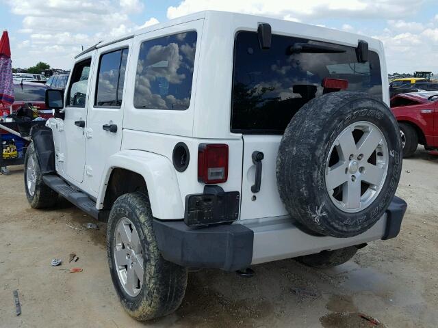 1J4BA5H12BL617685 - 2011 JEEP WRANGLER U WHITE photo 3