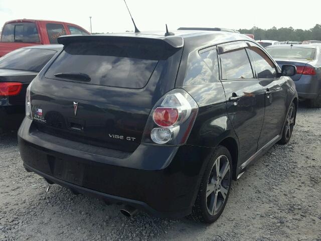 5Y2SR67009Z449307 - 2009 PONTIAC VIBE GT BLACK photo 4