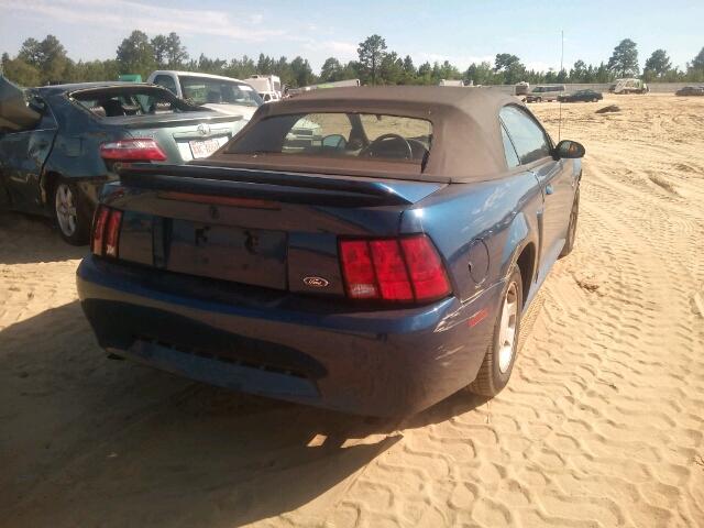 1FAFP4447YF226416 - 2000 FORD MUSTANG BLUE photo 4